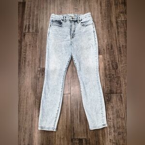 GOOD AMERICAN Good Legs Skinny Jeans, 10/30 GLC380T BLUE837, EUC